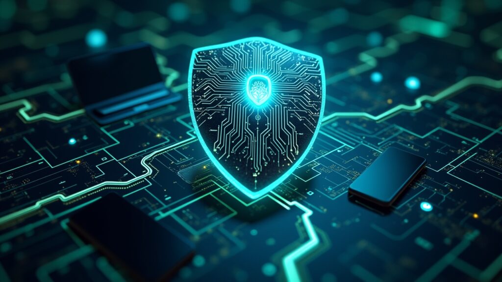 Shield protecting data across devices