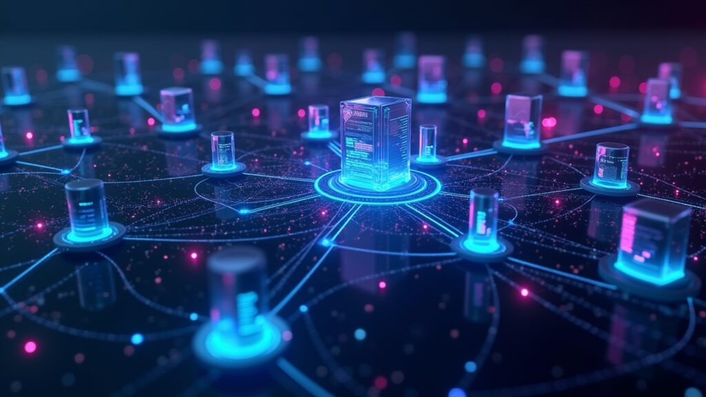 Distributed AI learning visualization
